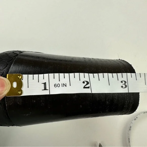 Dune London Knee-High Mid Block Heeled Black Boots Size EU 39 US 8 Dune Black - Picture 8 of 16